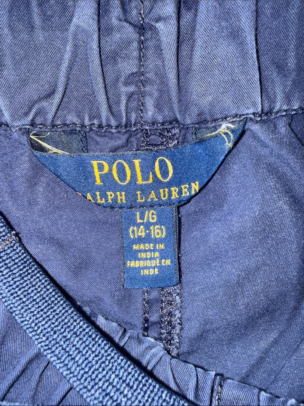 Polo by Ralph Lauren Navy Drawstring Casual Shorts